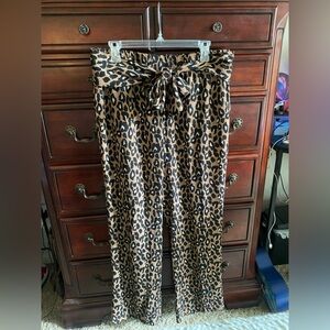 Leopard Print Women's Pants